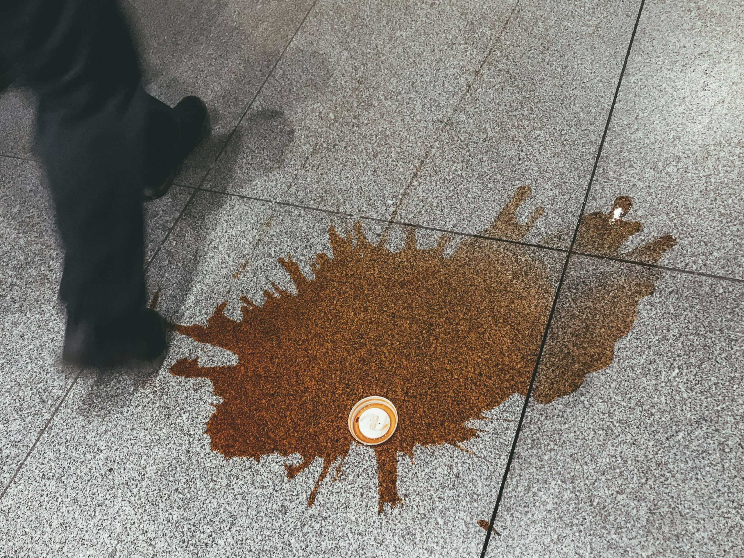 drinking coffee on an empty stomach